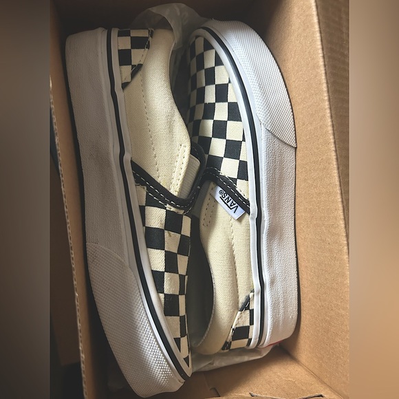 Off white checkered vans - Picture 1 of 3